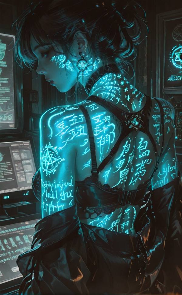 AI-generated image analyzed by PromptLens