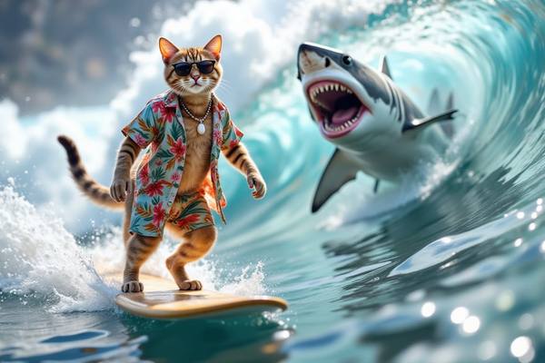 AI-generated image analyzed by PromptLens