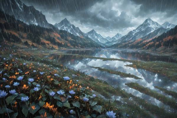 AI-generated image analyzed by PromptLens