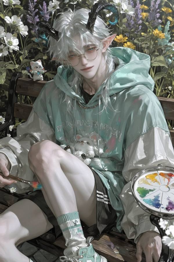 AI-generated image analyzed by PromptLens