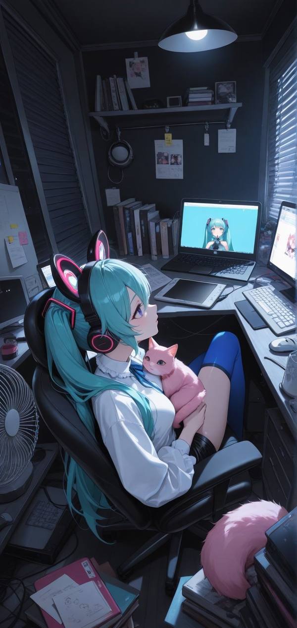 AI-generated image analyzed by PromptLens