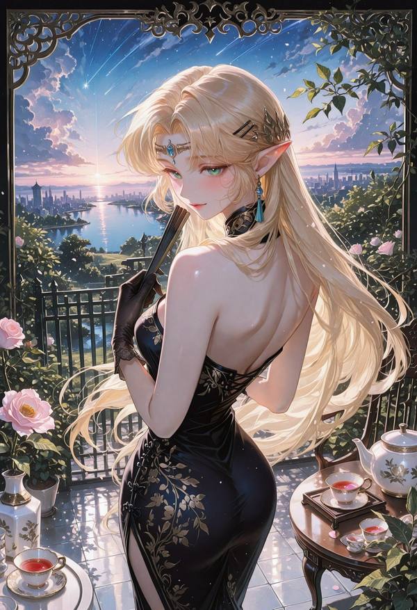 AI-generated image analyzed by PromptLens