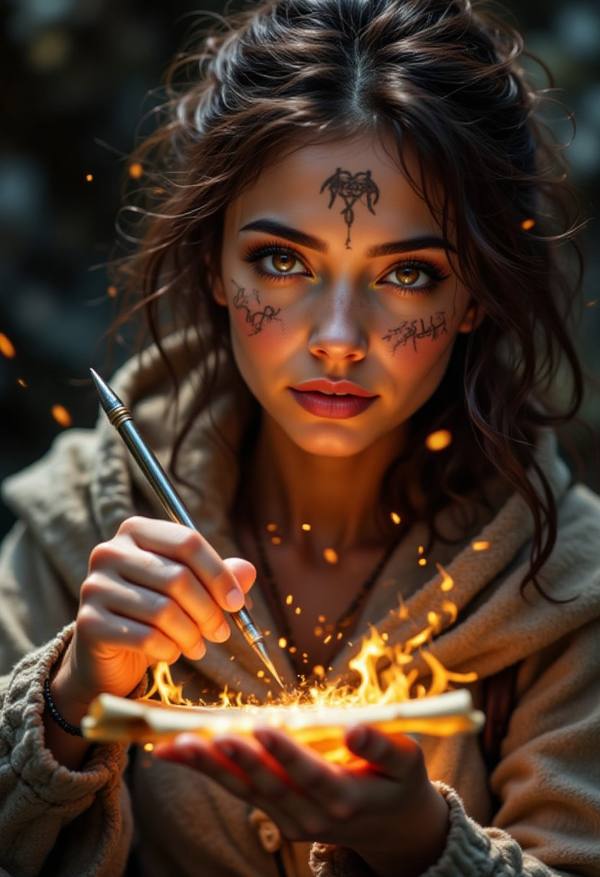 AI-generated image analyzed by PromptLens