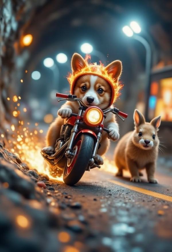 AI-generated image analyzed by PromptLens