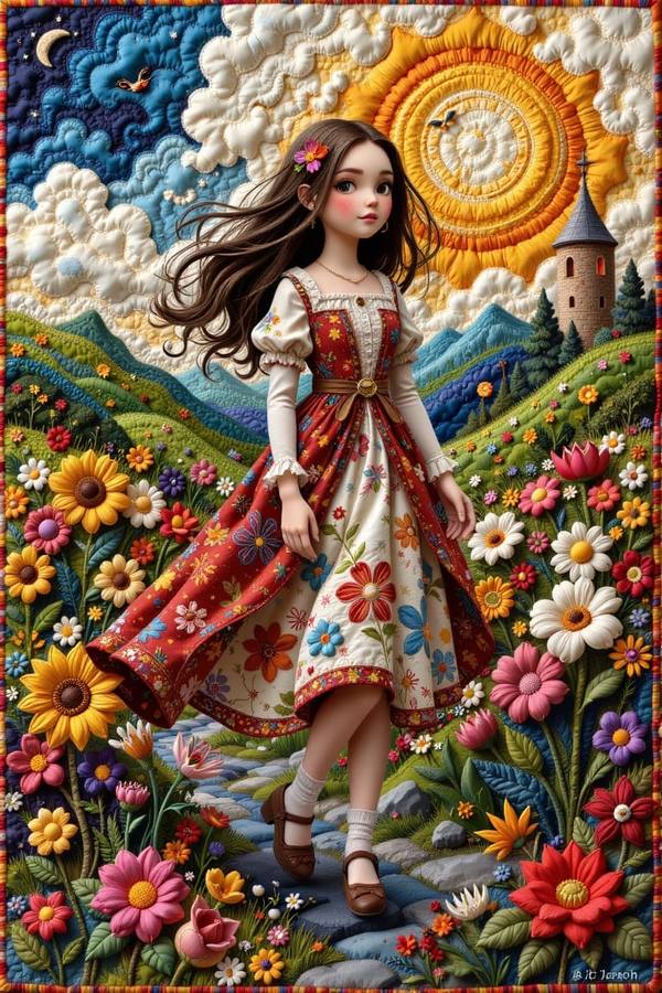 AI-generated image analyzed by PromptLens