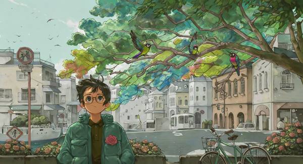 AI-generated image analyzed by PromptLens