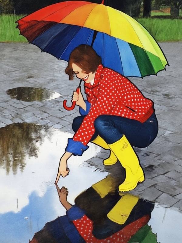 AI-generated image analyzed by PromptLens