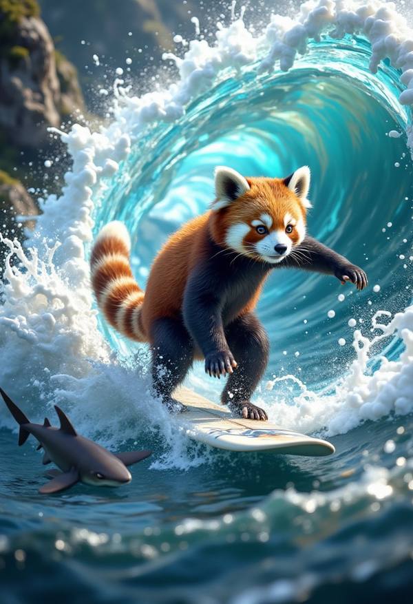 AI-generated image analyzed by PromptLens