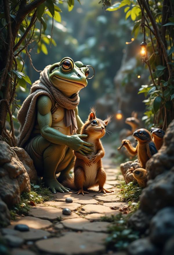 AI-generated image analyzed by PromptLens