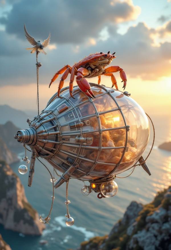 AI-generated image analyzed by PromptLens