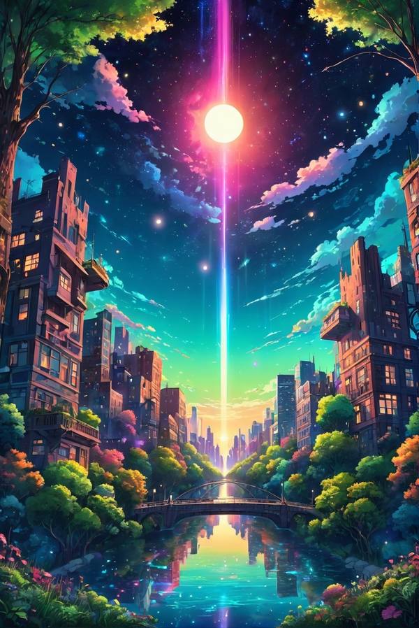 AI-generated image analyzed by PromptLens