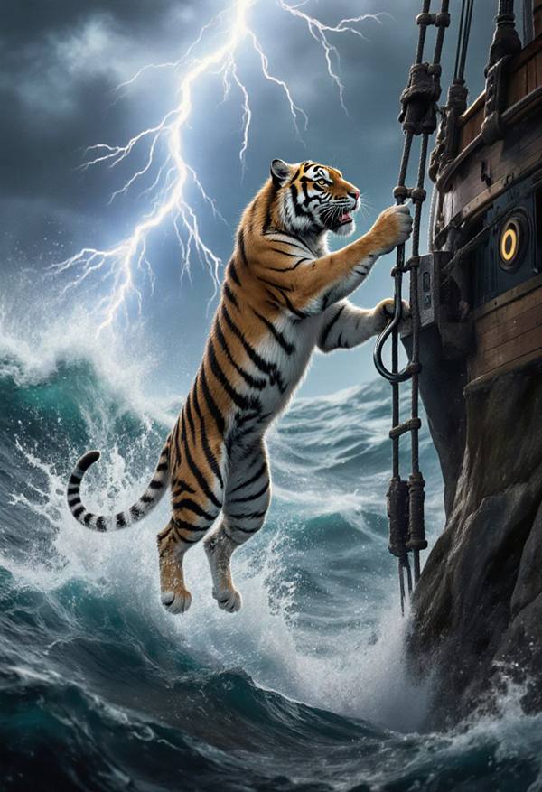 AI-generated image analyzed by PromptLens