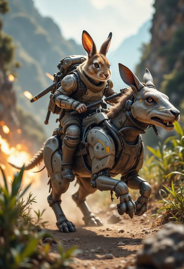 AI-generated image analyzed by PromptLens