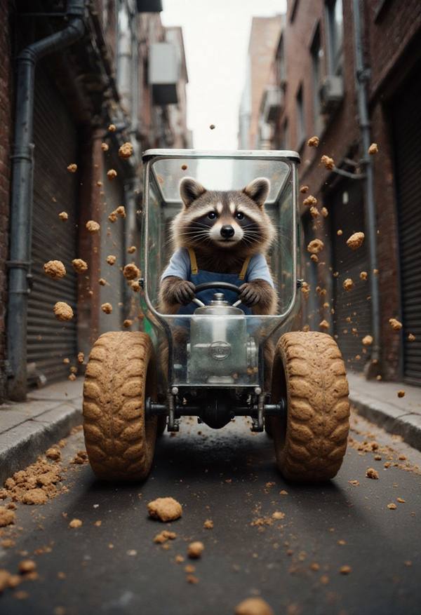 AI-generated image analyzed by PromptLens