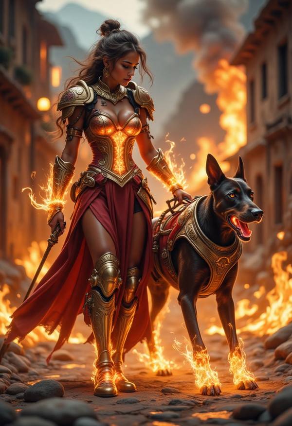 AI-generated image analyzed by PromptLens