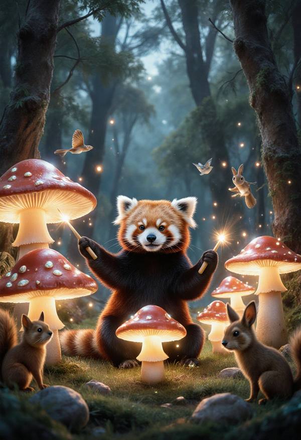 AI-generated image analyzed by PromptLens