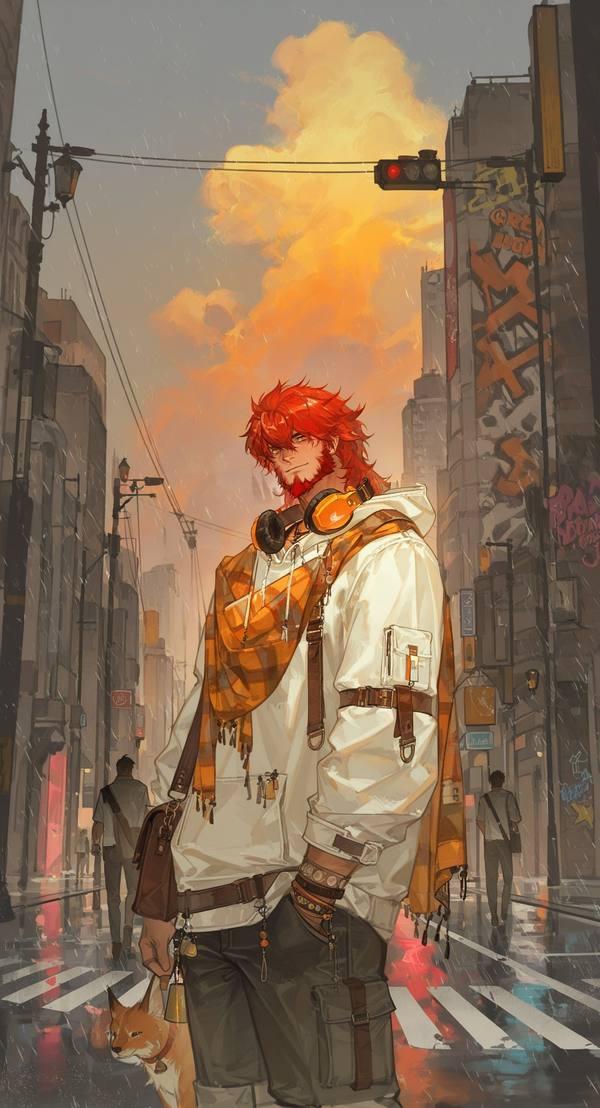 AI-generated image analyzed by PromptLens