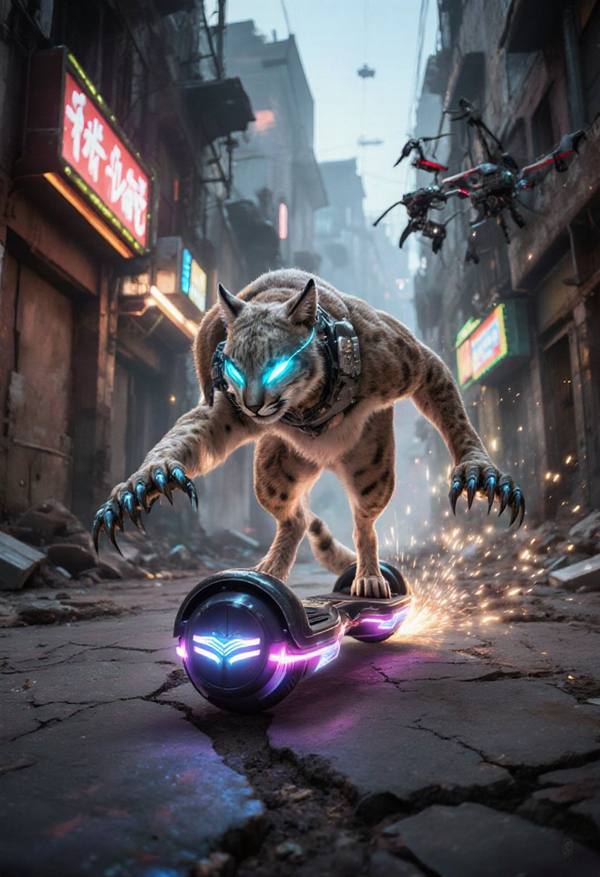 AI-generated image analyzed by PromptLens