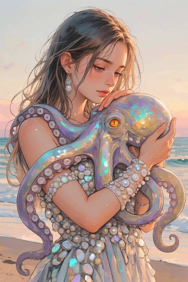 AI-generated image analyzed by PromptLens