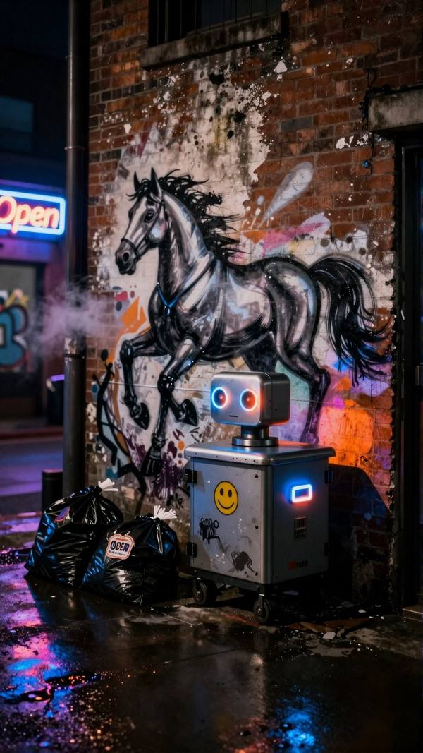 AI-generated image analyzed by PromptLens