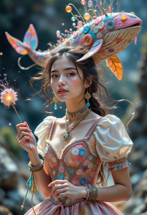 AI-generated image analyzed by PromptLens