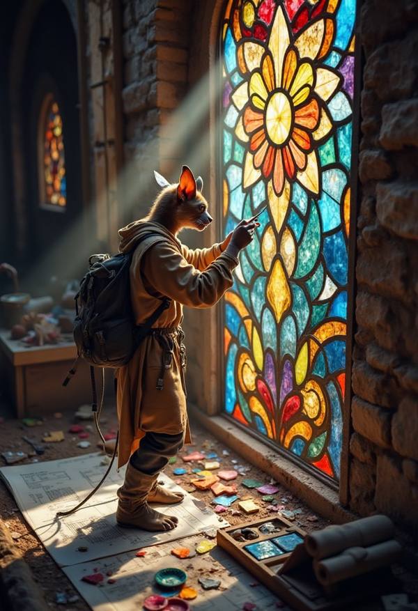 AI-generated image analyzed by PromptLens