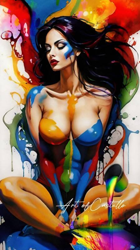 AI-generated image analyzed by PromptLens