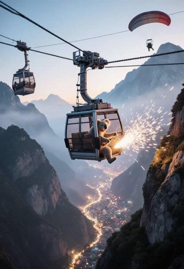 AI-generated image analyzed by PromptLens