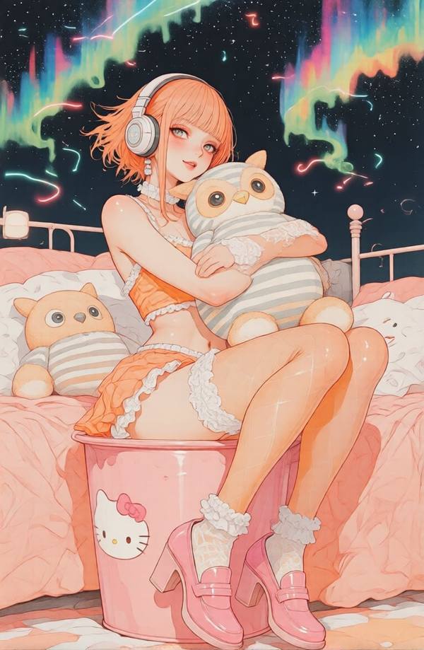 AI-generated image analyzed by PromptLens