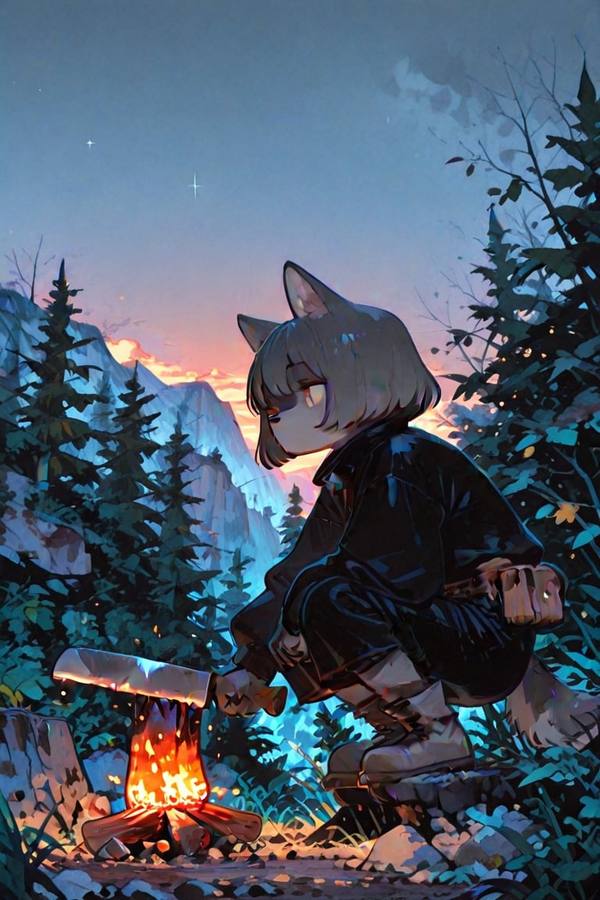 AI-generated image analyzed by PromptLens