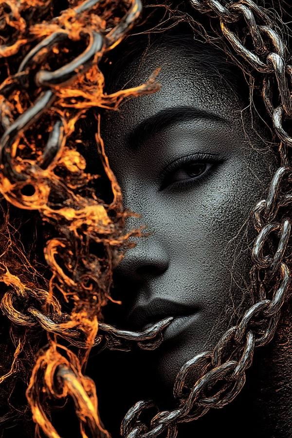 AI-generated image analyzed by PromptLens