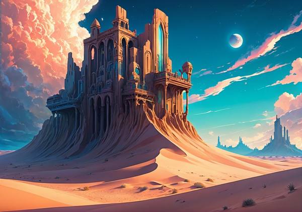 AI-generated image analyzed by PromptLens