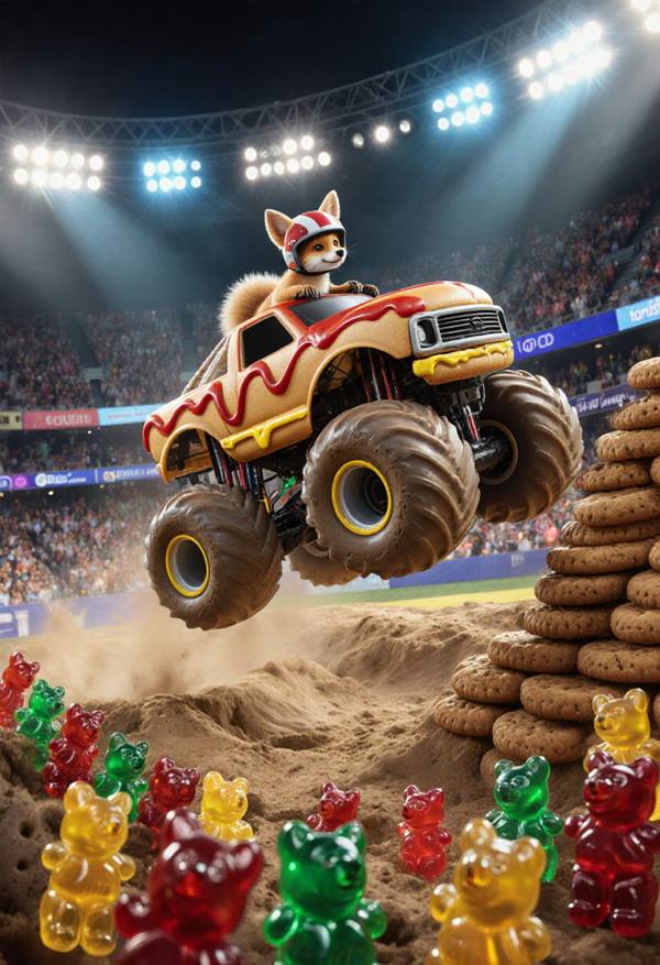 AI-generated image analyzed by PromptLens