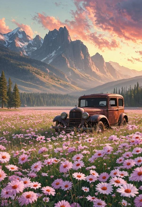 AI-generated image analyzed by PromptLens