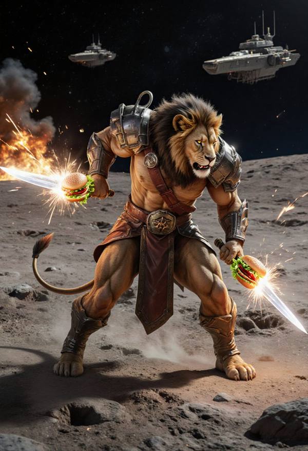 AI-generated image analyzed by PromptLens