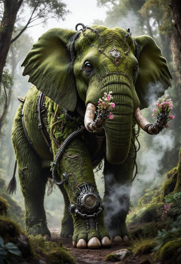 AI-generated image analyzed by PromptLens