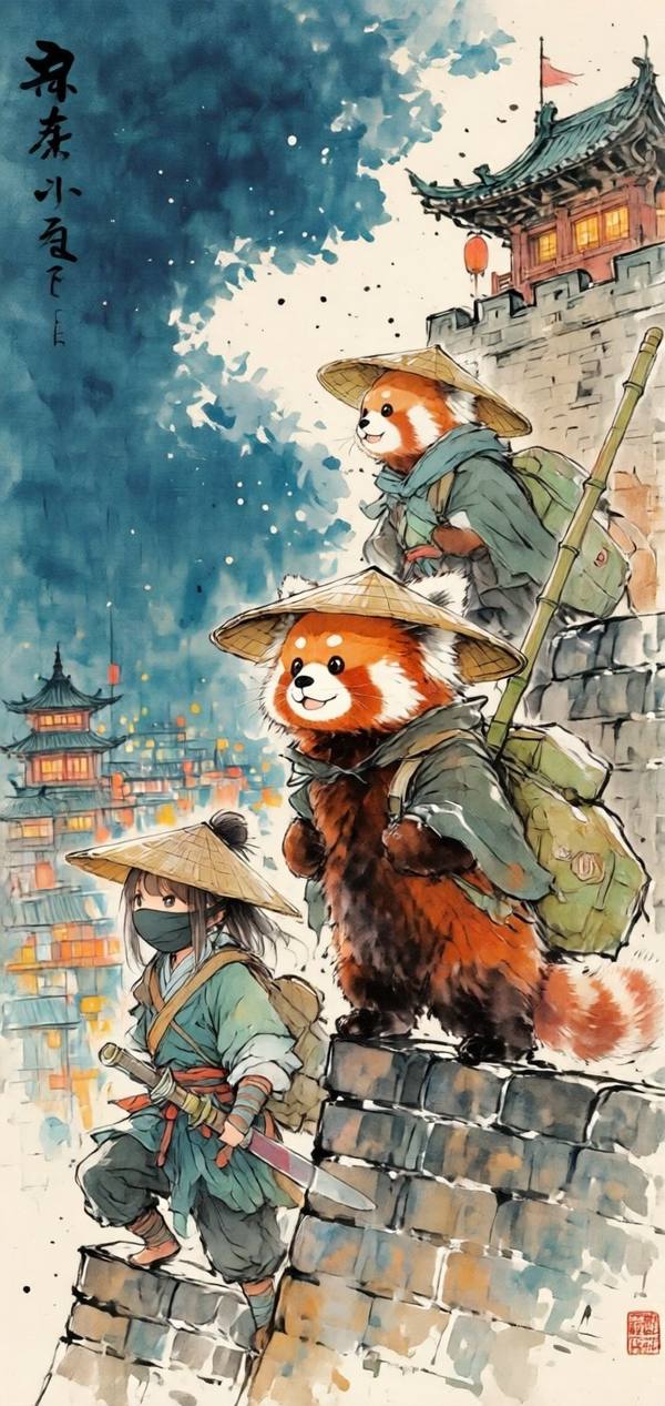 AI-generated image analyzed by PromptLens