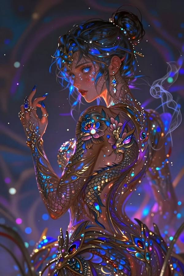 AI-generated image analyzed by PromptLens