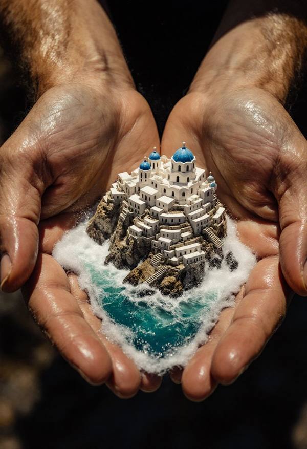 AI-generated image analyzed by PromptLens