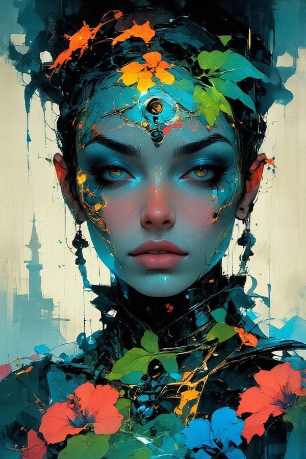 AI-generated image analyzed by PromptLens