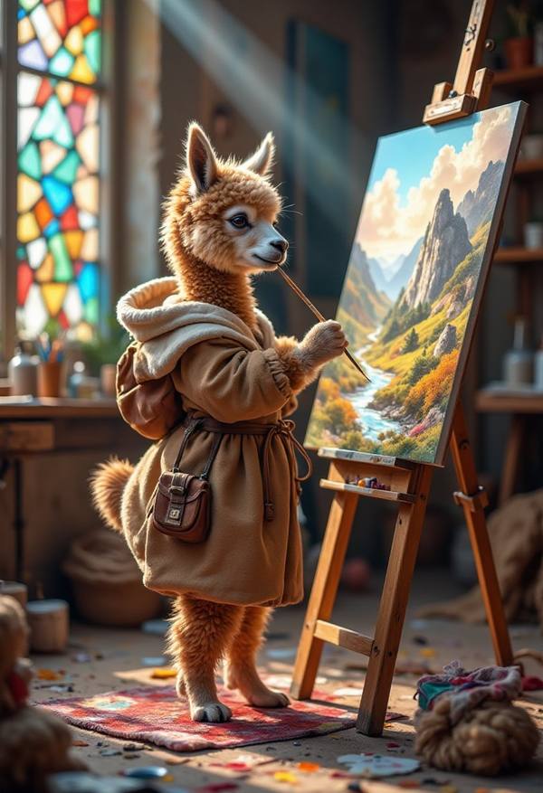 AI-generated image analyzed by PromptLens