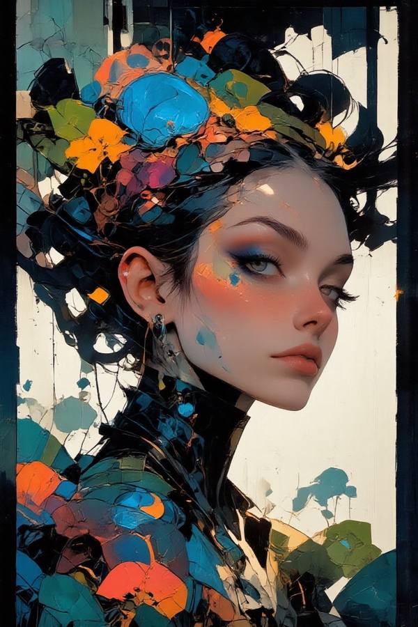 AI-generated image analyzed by PromptLens