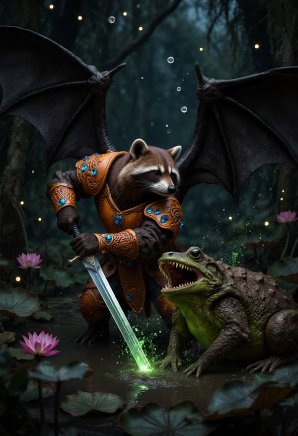 AI-generated image analyzed by PromptLens