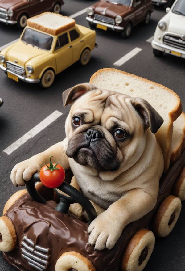 AI-generated image analyzed by PromptLens