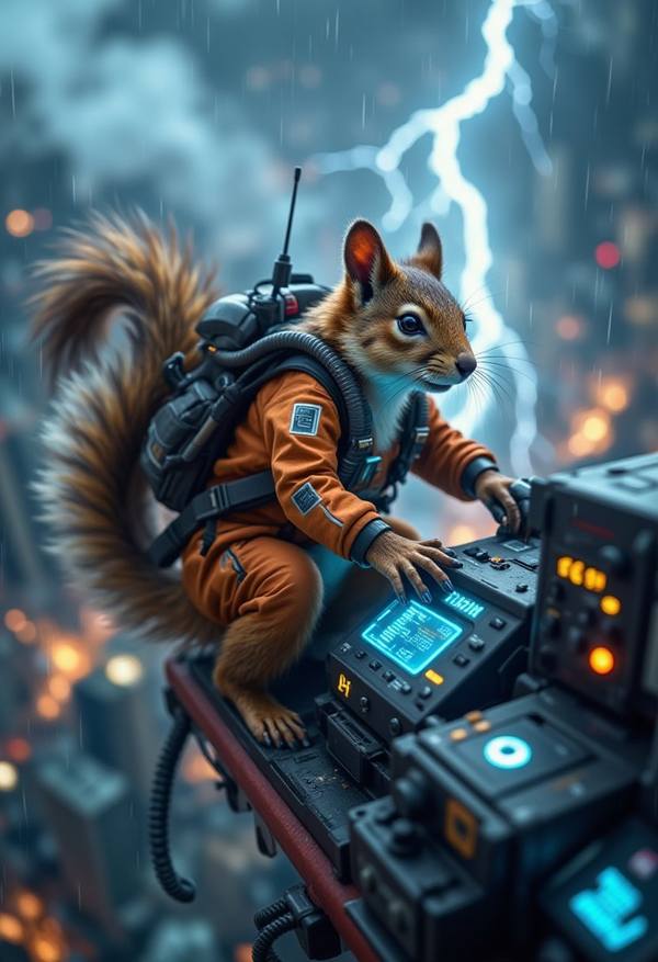 AI-generated image analyzed by PromptLens