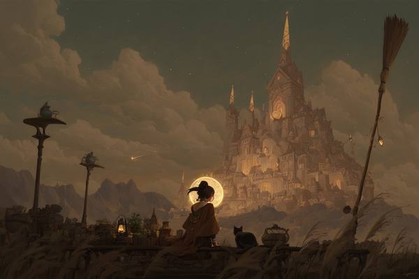 AI-generated image analyzed by PromptLens