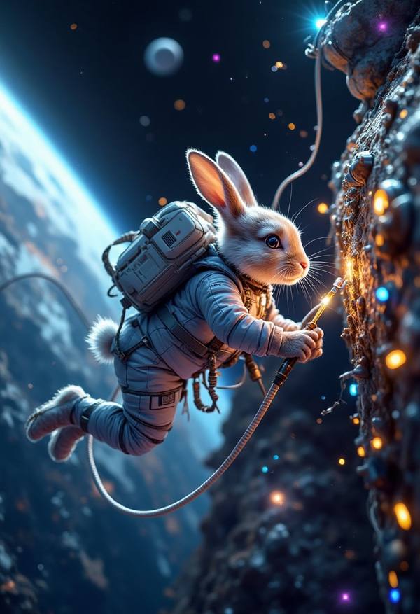 AI-generated image analyzed by PromptLens