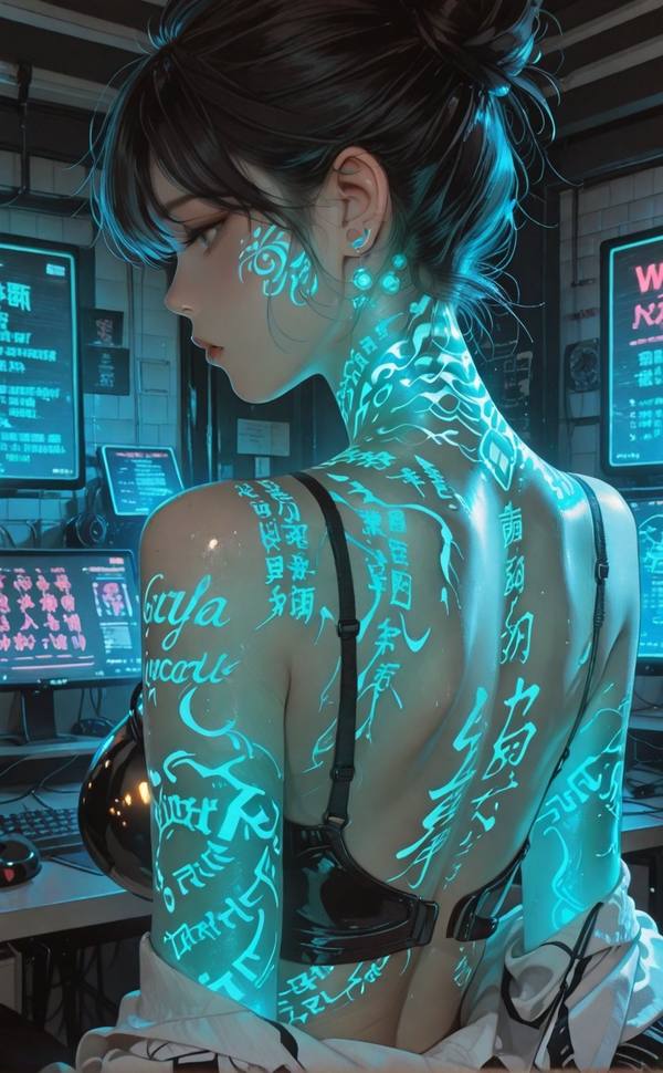 AI-generated image analyzed by PromptLens