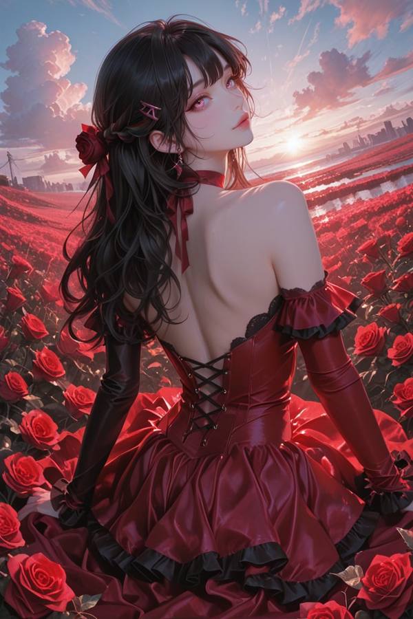 AI-generated image analyzed by PromptLens