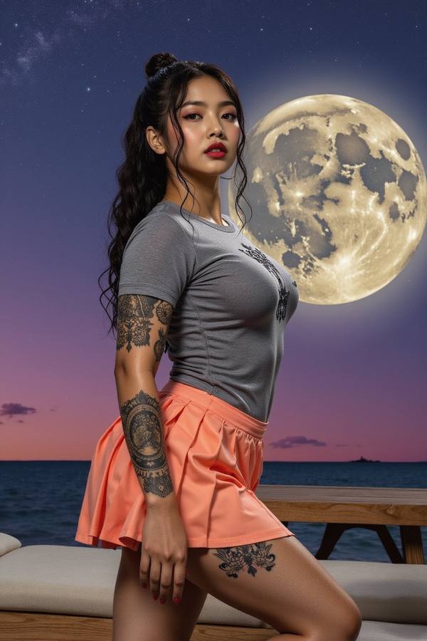 AI-generated image analyzed by PromptLens